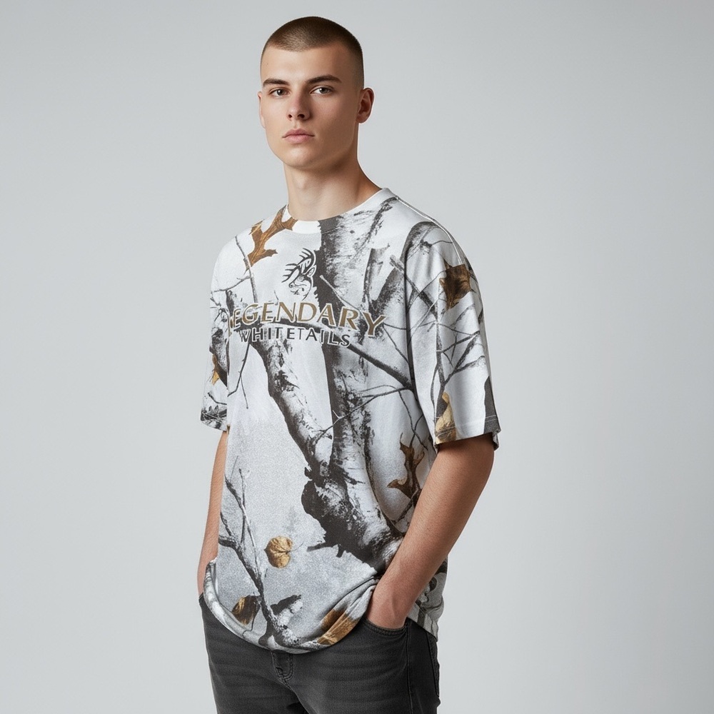 Legendary White Tails Camo Wicking T-shirt